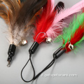 Riemutioni di piume Feather Teaser Retrable Pole Cat Toy